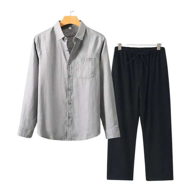Modaura™ | Linnen Combo Longsleeve
