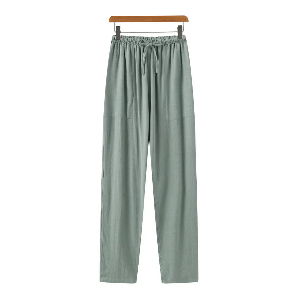 Modaura™ | Linnen Slim Fit Pantalon