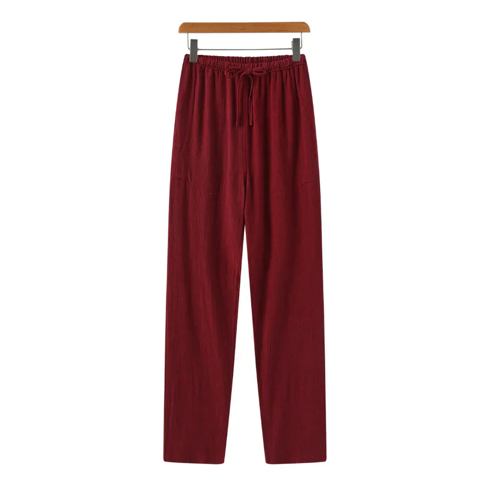 Modaura™ | Linnen Slim Fit Pantalon
