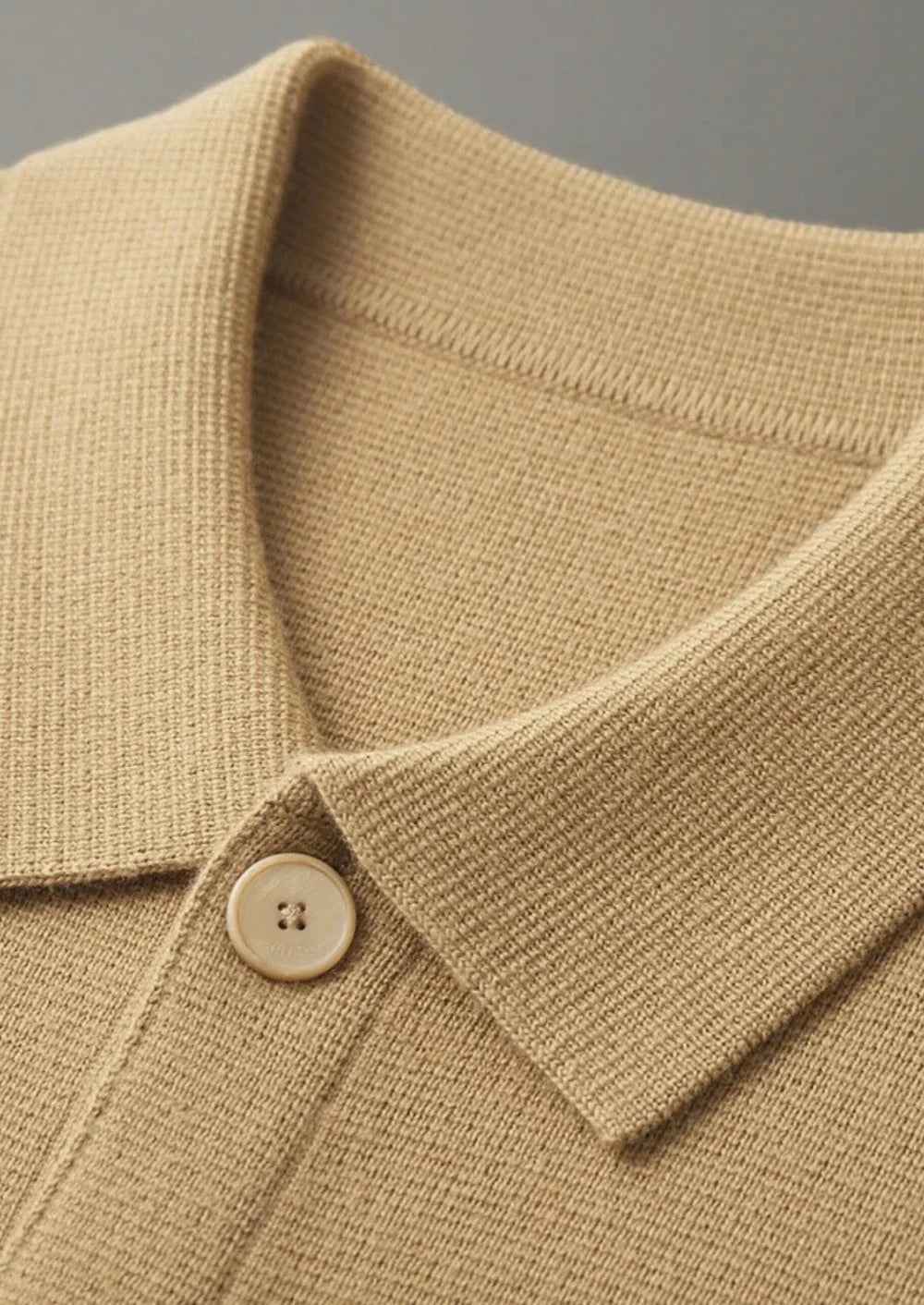 SURCHEMISE À BOUTONS EN PURE LAINE MÉRINOS EXTRA-FINE