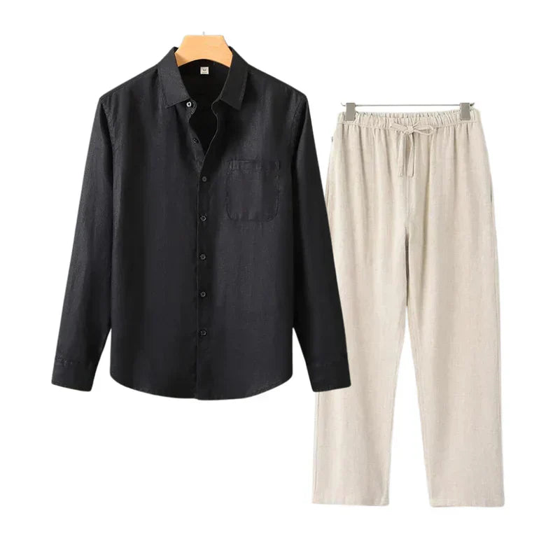 Modaura™ | Linnen Combo Longsleeve