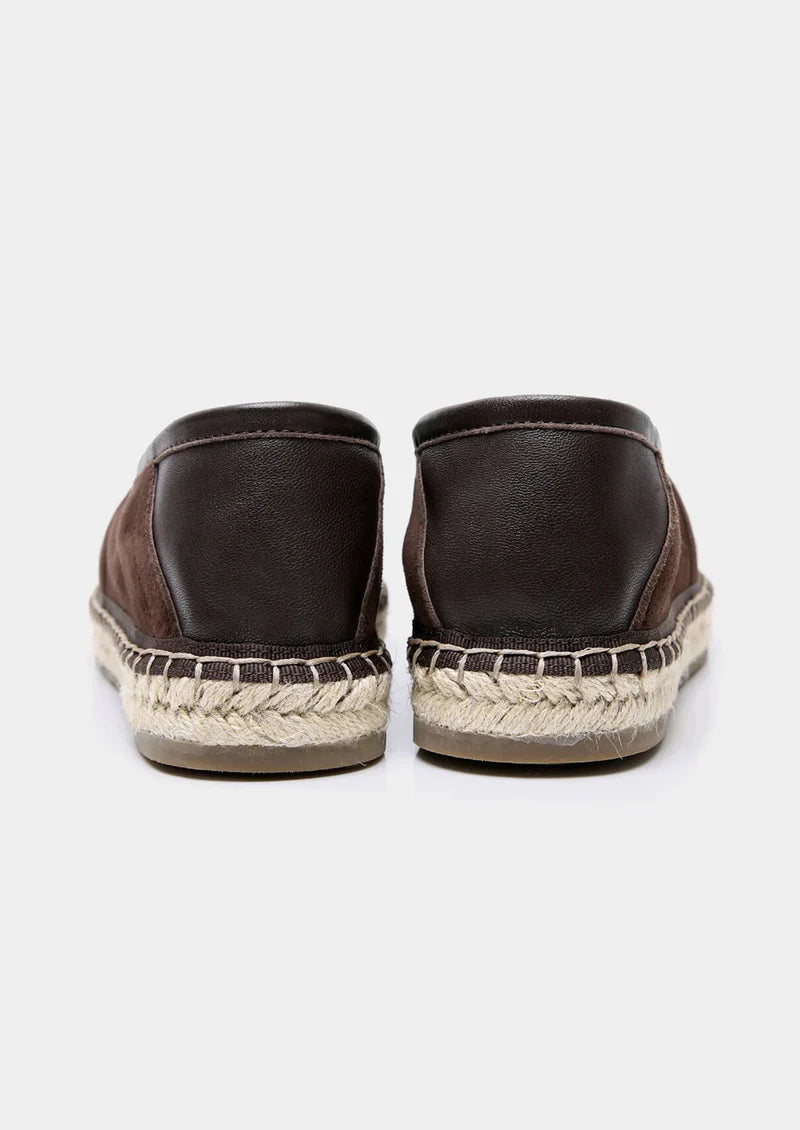 ESPADRILLES BORD DE MER - Marron foncé