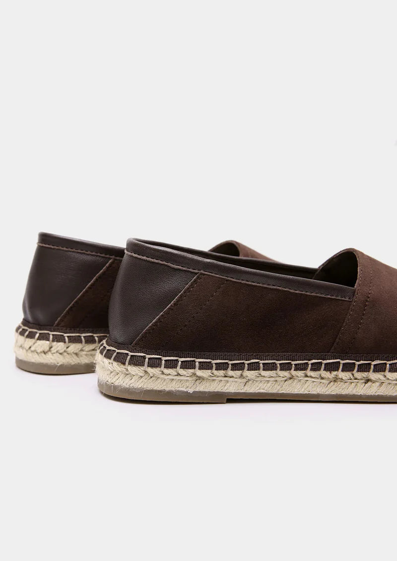 ESPADRILLES BORD DE MER - Marron foncé