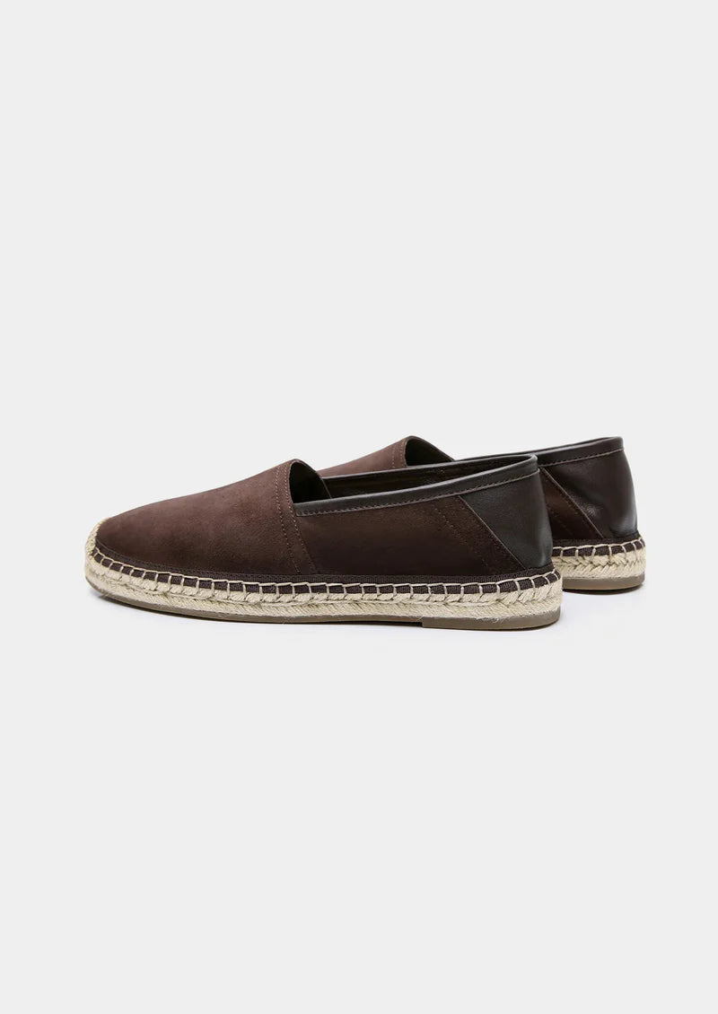 ESPADRILLES BORD DE MER - Marron foncé