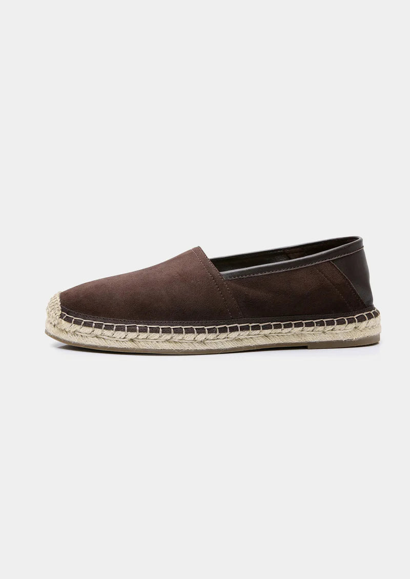 ESPADRILLES BORD DE MER - Marron foncé