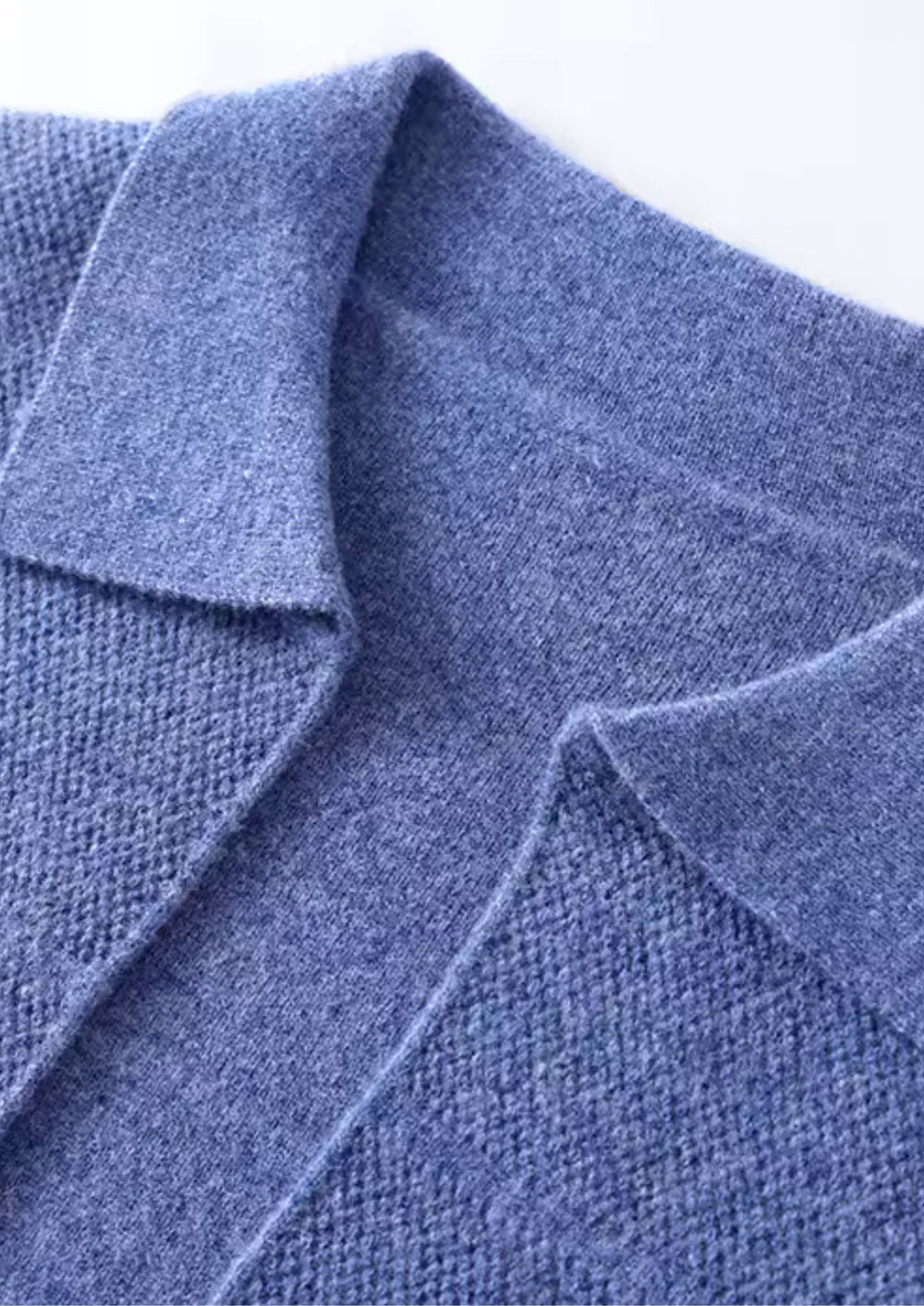 SURCHEMISE À BOUTONS EN PURE LAINE MÉRINOS EXTRA-FINE