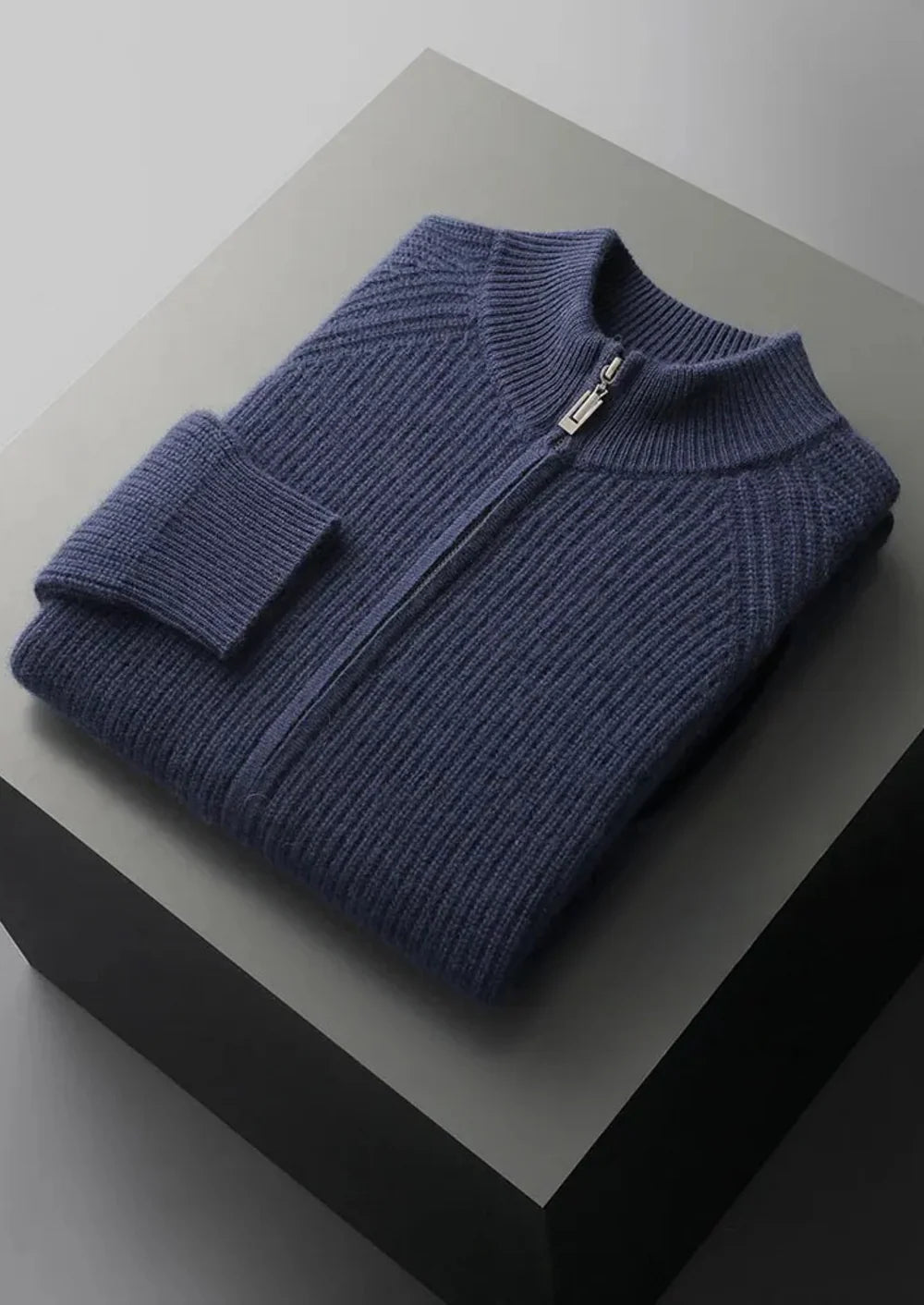PREMIUM CASHMERE RIBBED VEST