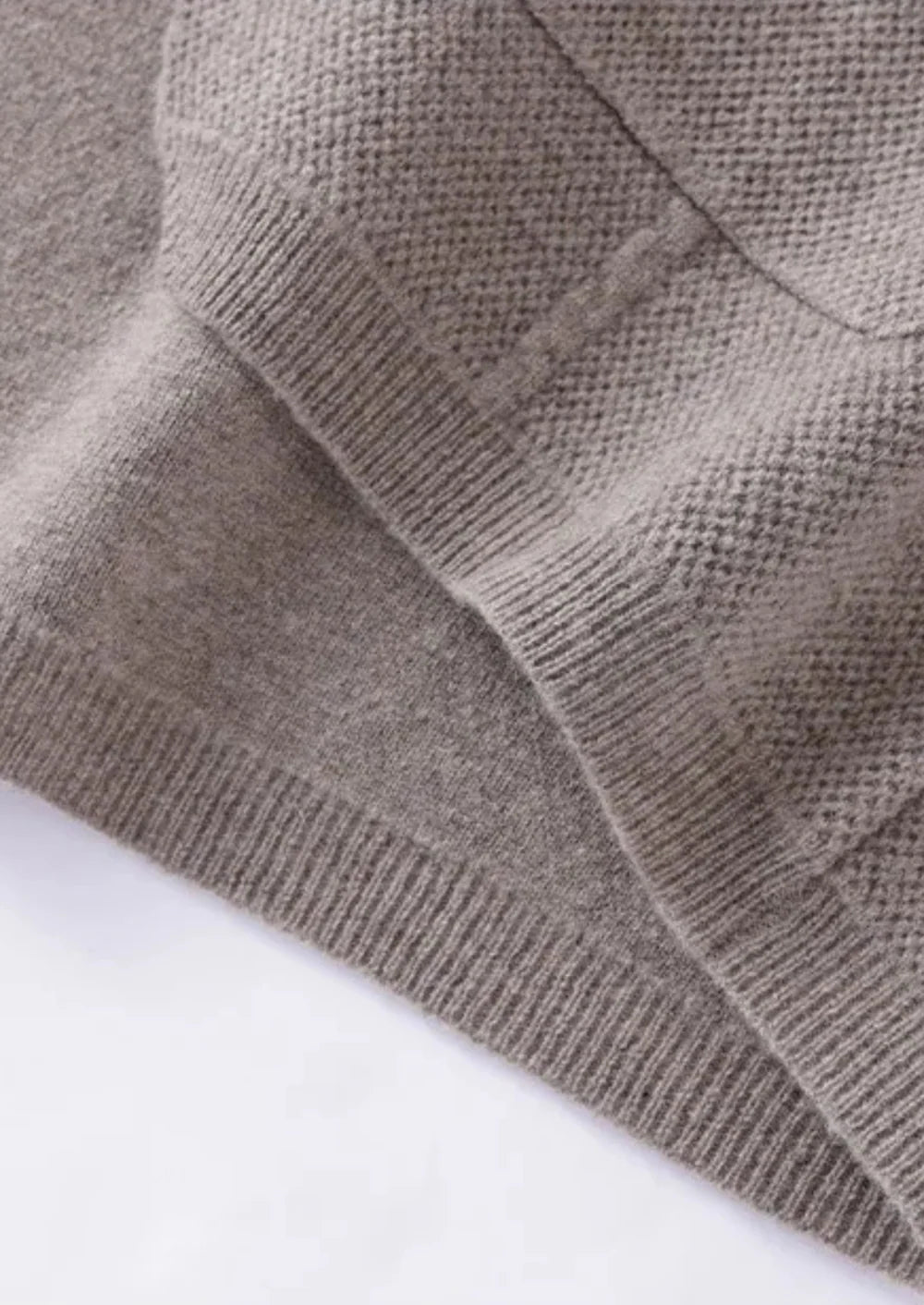SURCHEMISE À BOUTONS EN PURE LAINE MÉRINOS EXTRA-FINE