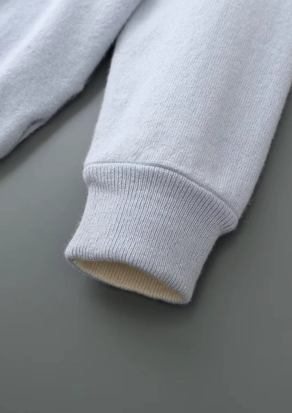 PURE EXTRA-FINE MERINO WOOL ZIP CARDIGAN
