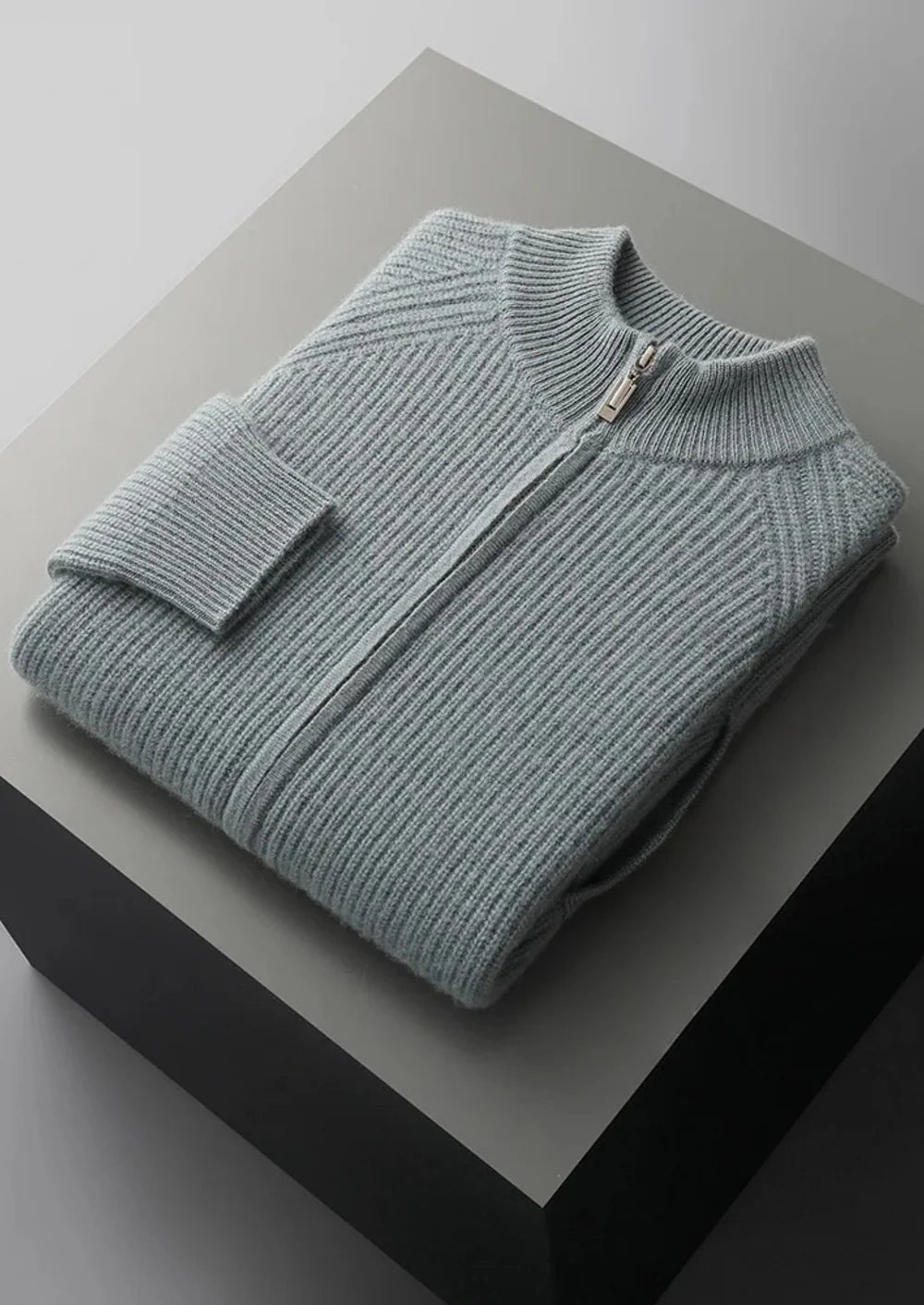 PREMIUM CASHMERE RIBBED VEST