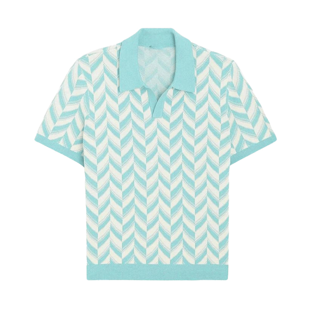 Modaura™ | Poloshirt met V-hals