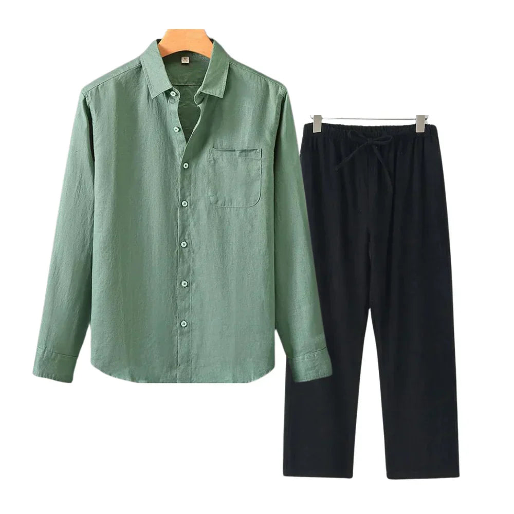 Modaura™ | Linnen Combo Longsleeve