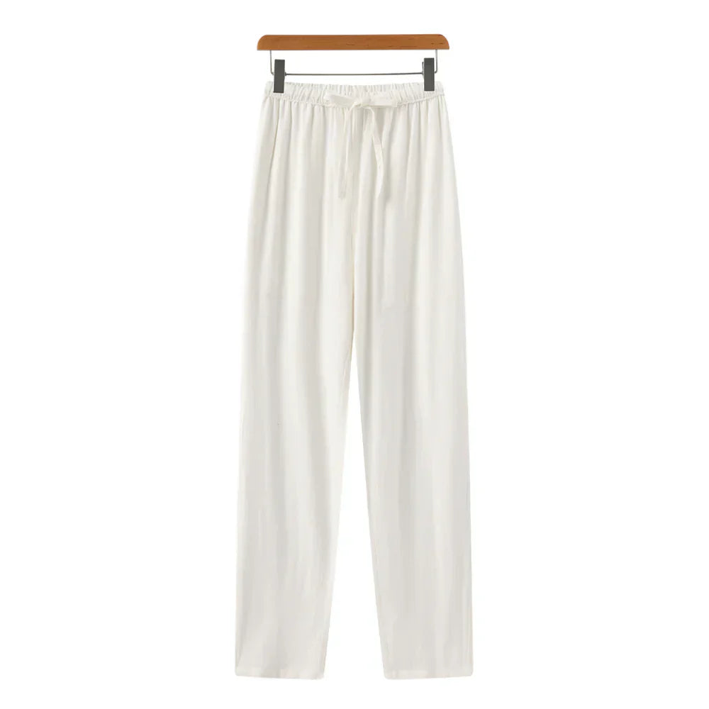 Modaura™ | Linnen Slim Fit Pantalon