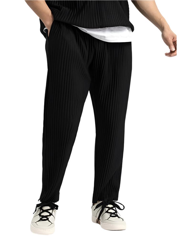 Modaura™ | Geribde Katoenen Pantalon