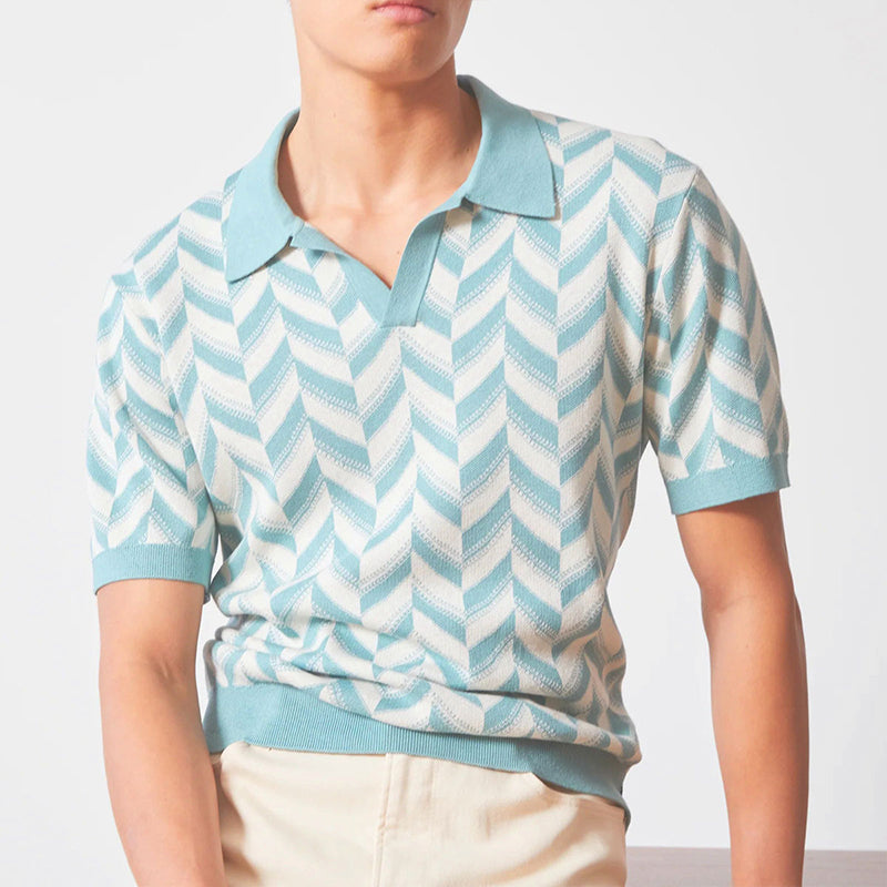 Modaura™ | Poloshirt met V-hals