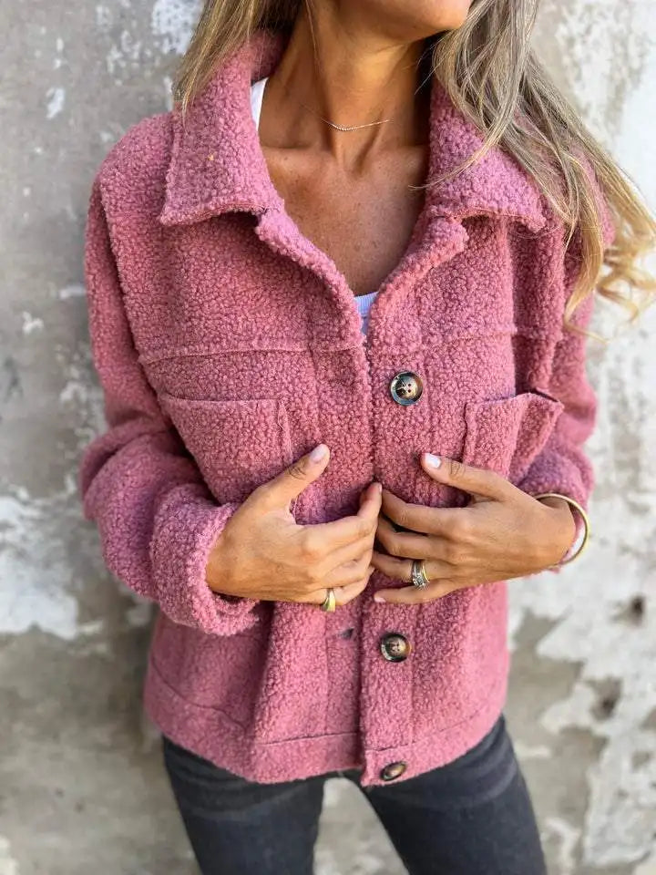 Modaura | Manteau en peau lainée